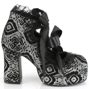 🍒 Gothic Platform Lace Up High Heel Shoes