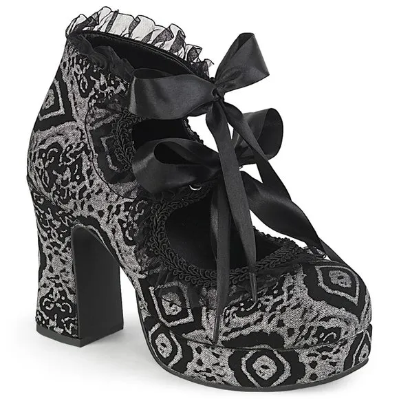 🍒 Gothic Platform Lace Up High Heel Shoes