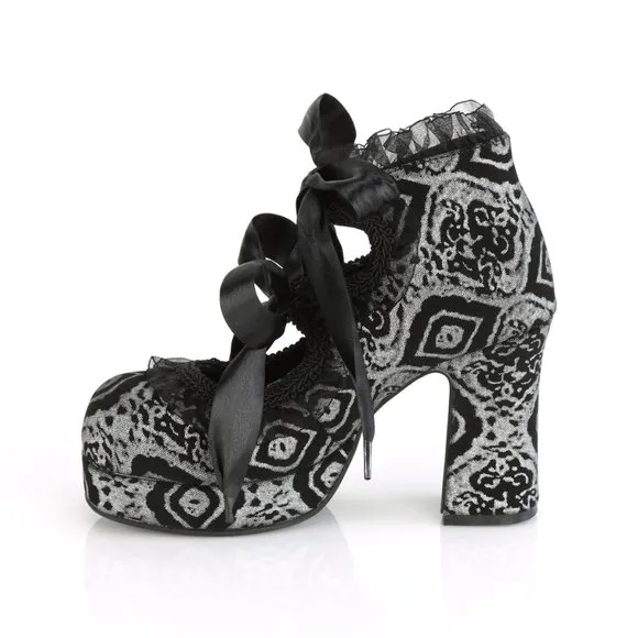 🍒 Gothic Platform Lace Up High Heel Shoes