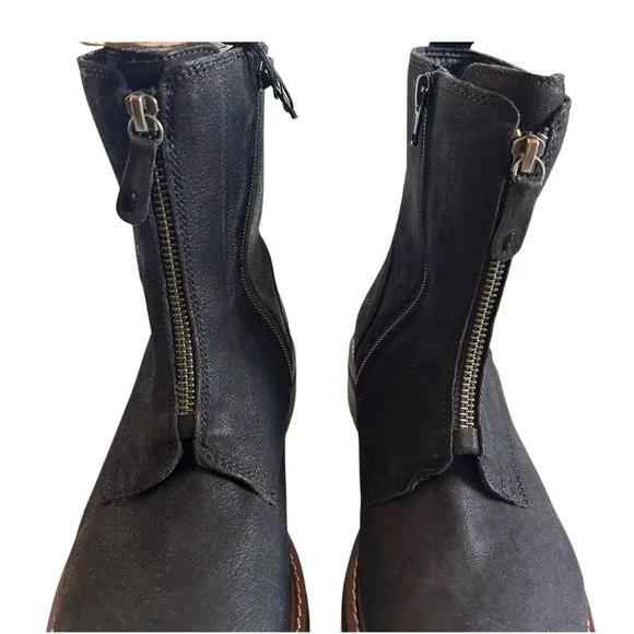 ✨ NWT Alberto Torresi Leather Ankle Booties Women's Size 9/ EU 40 ✨