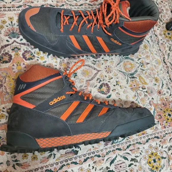 🌜 ☆ Rare Find☆ Adidas Marathon TR Mid High Top Hiking Sneaker Boots size 11.5