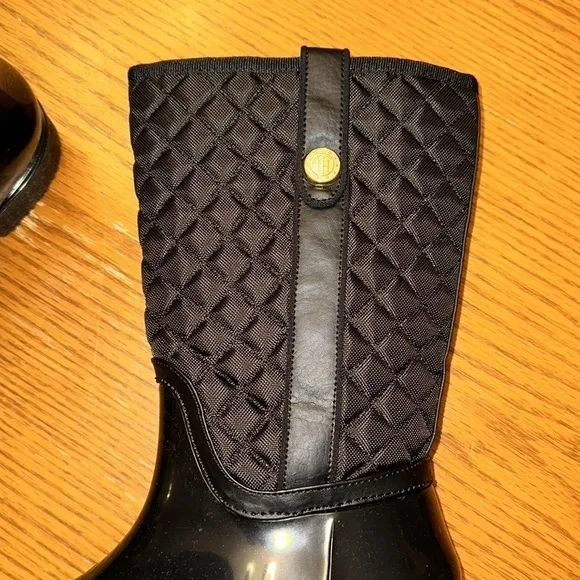 🔥 TOMMY HILFIGER Rain/Winter Tall Boots Size 8M