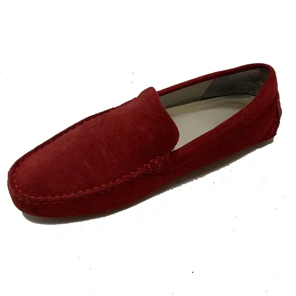 10 / Lacoste Red Suede Loafers for Men’s