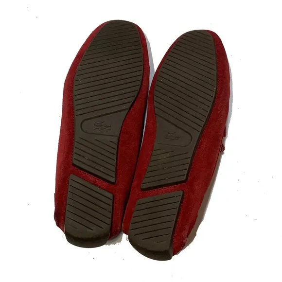 10 / Lacoste Red Suede Loafers for Men’s
