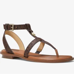 112. Michael Kors Sasha Logo Sandals