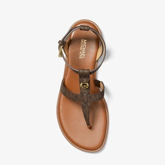112. Michael Kors Sasha Logo Sandals