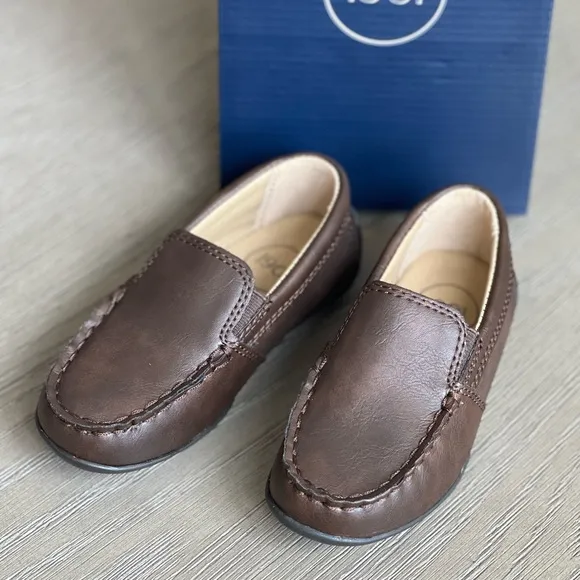 1901 KIDS MASON CHOCOLATE LOAFER DRESS SHOES