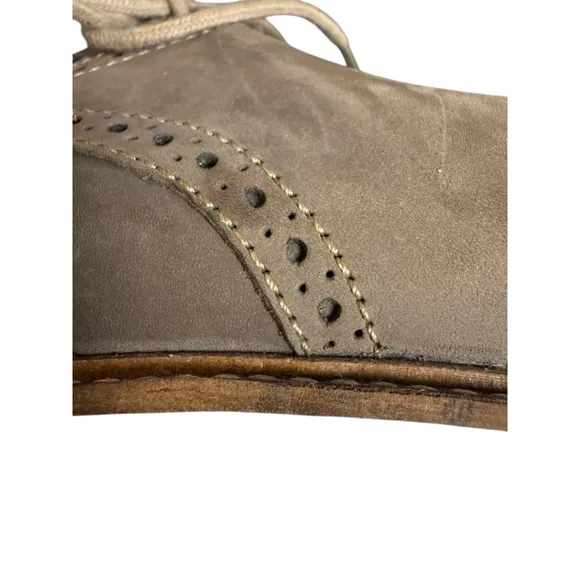 1901 Leather Wingtip Oxford Dress Shoes Size 8.5 Gray