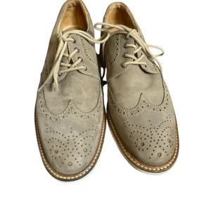 1901 Leather Wingtip Oxford Dress Shoes Size 8.5 Gray