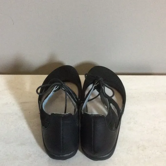 38 NAOT black Kata NuBuck leather shoes