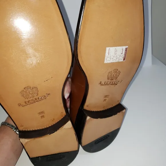A. Testoni Men's Leather Shoes. New