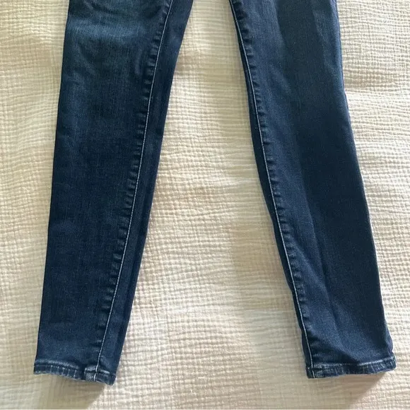 Abercrombie &amp; Fitch Dark Blue Denim Straight Leg Skinny 29