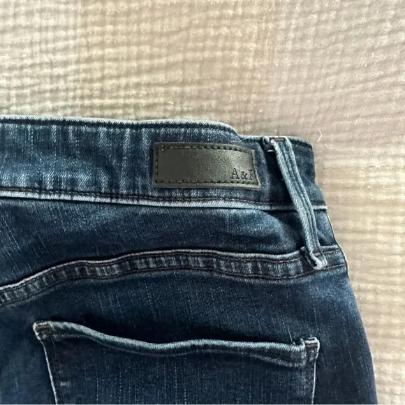 Abercrombie &amp; Fitch Dark Blue Denim Straight Leg Skinny 29