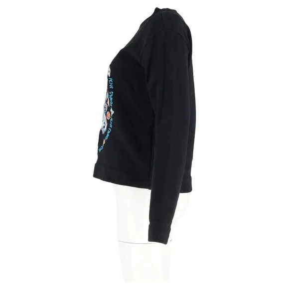 Acne Studios Oslavi Sweater in Black Cotton