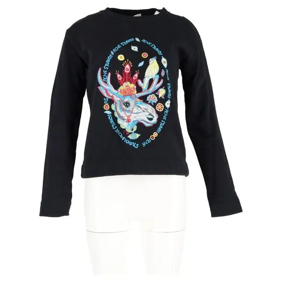 Acne Studios Oslavi Sweater in Black Cotton