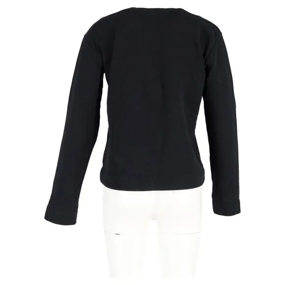 Acne Studios Oslavi Sweater in Black Cotton