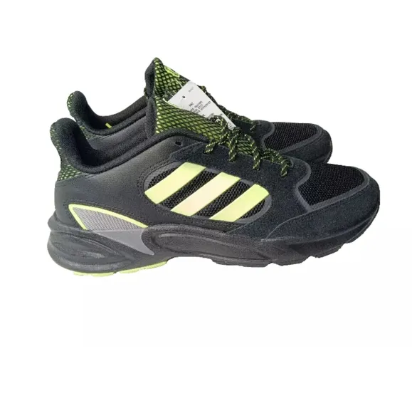 adidas 90s Valasion Shoes Men''s Size 8.5 Sneakers Black Hi-Res Yellow' EG5639