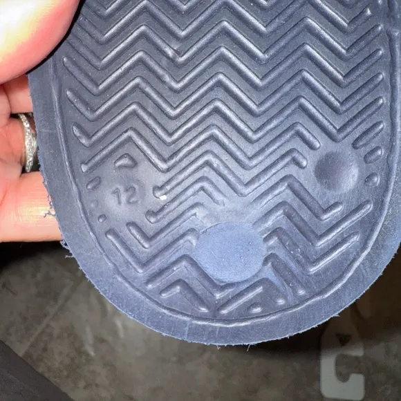 Adidas Blue and White Slide Sandals NWT