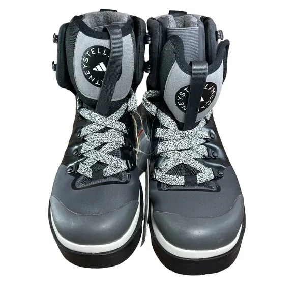 Adidas by Stella McCartney Eulampis FX1963 Black Ankle Hiking Boots Women Sz 5