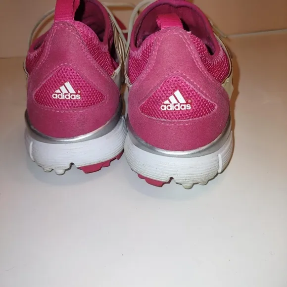 Adidas Climacool Men's size 11 pink and white running shoes, sneakers