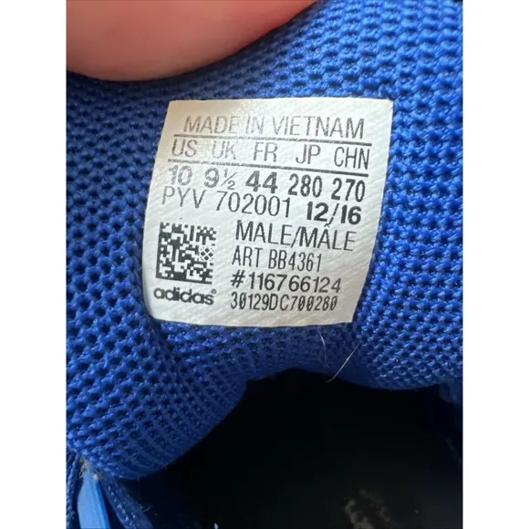 adidas Galaxy 3 running shoes sneakers Men US 10 Blue