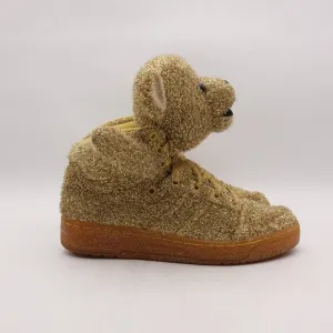 Adidas Jeremy Scott Gold Bear Shoes Men's 7.5 Women's 8.5 Sneakers G96188