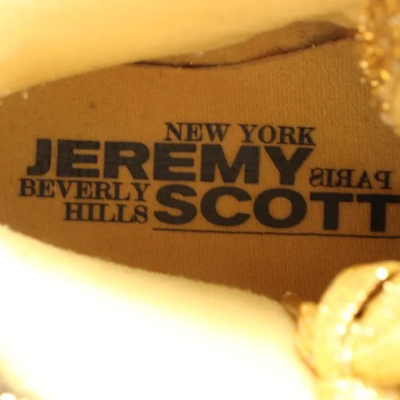 Adidas Jeremy Scott Gold Bear Shoes Men's 7.5 Women's 8.5 Sneakers G96188