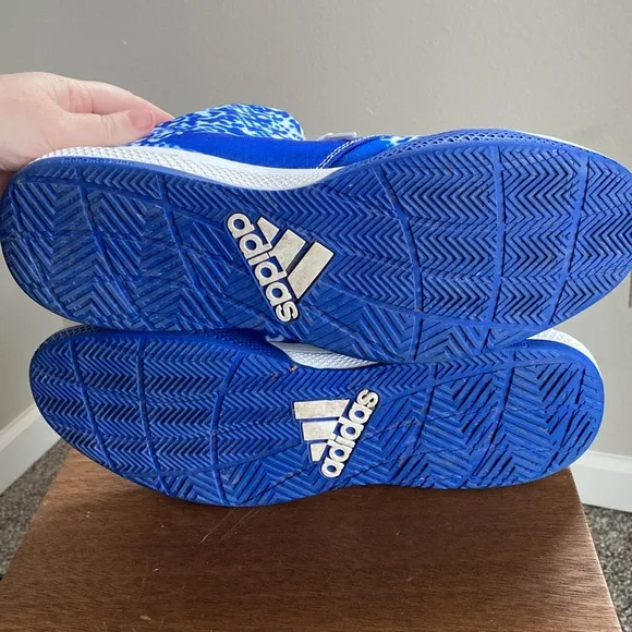 Adidas Light Em Up 2 Blue Basketball Bounce Shoes Sneakers, Men’s 13.5