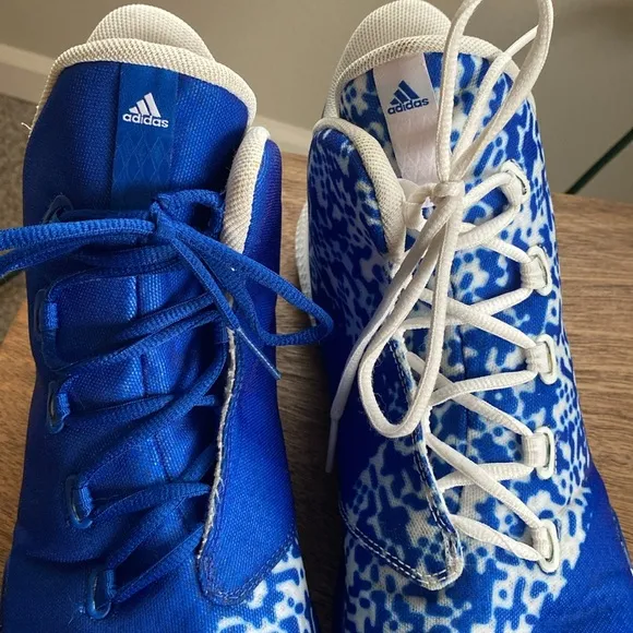 Adidas Light Em Up 2 Blue Basketball Bounce Shoes Sneakers, Men’s 13.5
