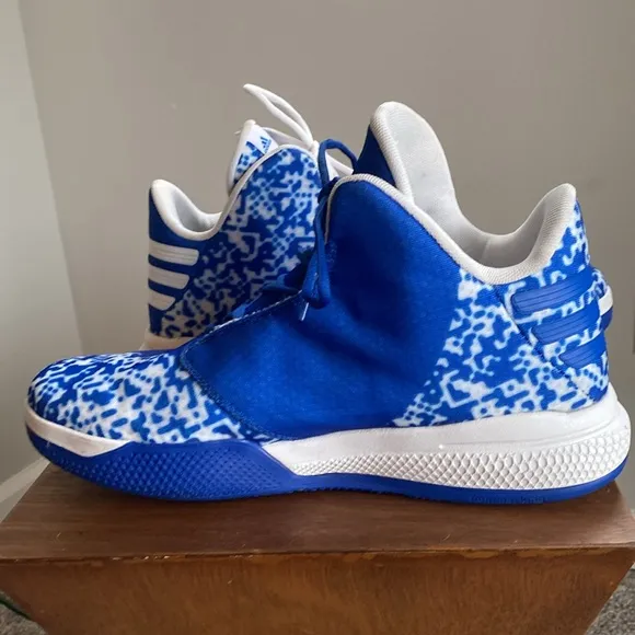 Adidas Light Em Up 2 Blue Basketball Bounce Shoes Sneakers, Men’s 13.5