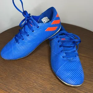 Adidas Mens Nemeziz Messi 19.4 EG3319 Blue Soccer Cleats Shoes Sneakers size 5