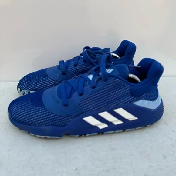 Adidas Mens Pro Bounce 2019 Low F97287 Blue Basketball Shoes Sneakers Size 9