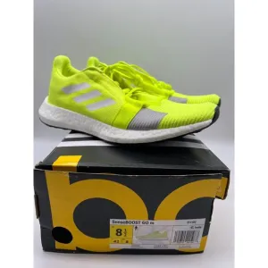 adidas Men's Senseboost GO Running Shoes Neon/Yellow Sneakers EF1580 Size 8.5