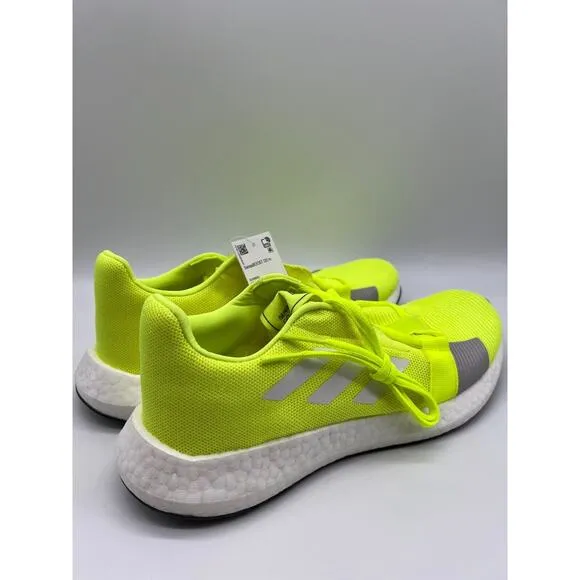 adidas Men's Senseboost GO Running Shoes Neon/Yellow Sneakers EF1580 Size 8.5