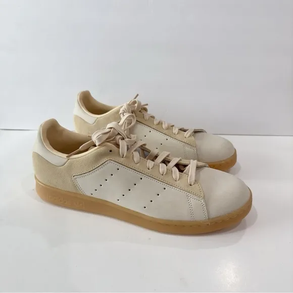 Adidas Men's Stan Smith 'Wonder White Gum Sneakers Shoes