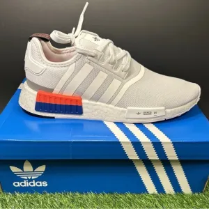Adidas NMD R1 White Shoes Sneakers Athletic Running Casual Brand New Men Size 6