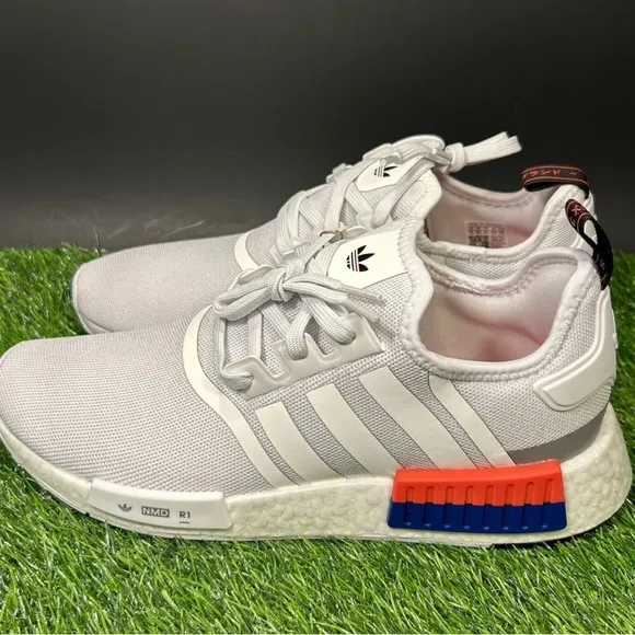 Adidas NMD R1 White Shoes Sneakers Athletic Running Casual Brand New Men Size 6