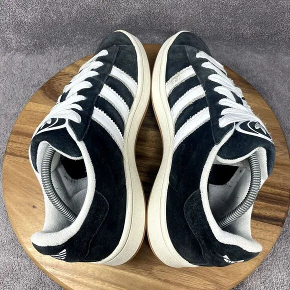 Adidas Originals Campus 00s Mens 10 Shoes Sneakers Core Black Cloud White HQ8708