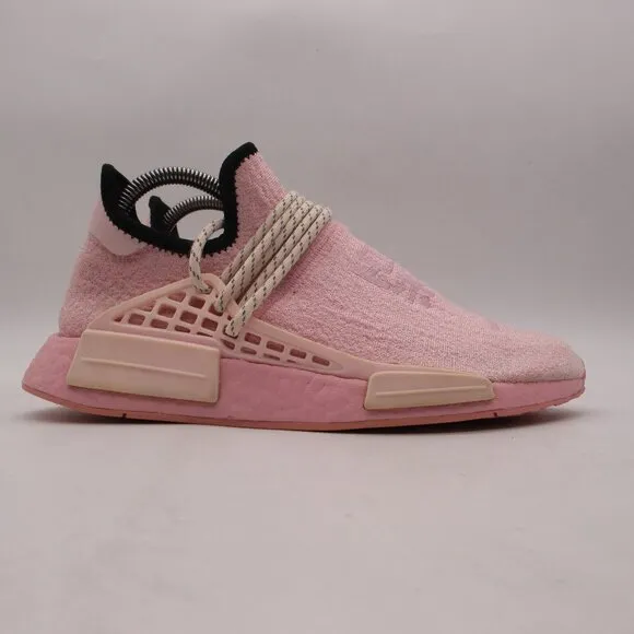 Adidas Pharrell NMD Hu Pink GY0088 Men's 6.5 Women's 8 Sneakers Shoes