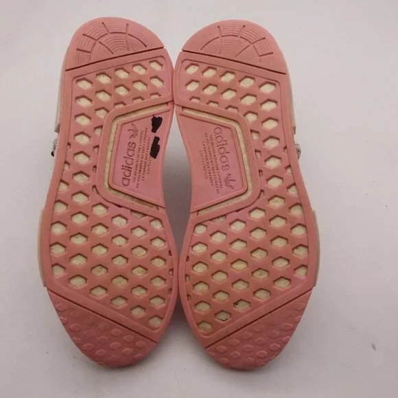 Adidas Pharrell NMD Hu Pink GY0088 Men's 6.5 Women's 8 Sneakers Shoes