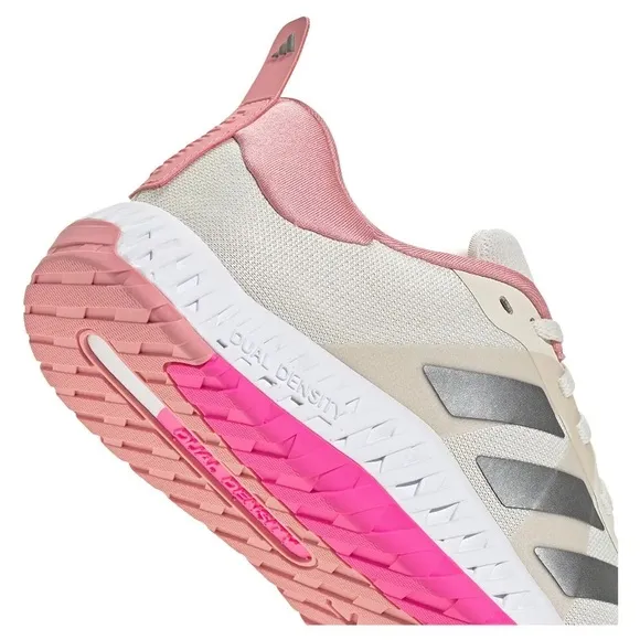 Adidas Pink and Gray Sneakers with Modern Athletic Design
