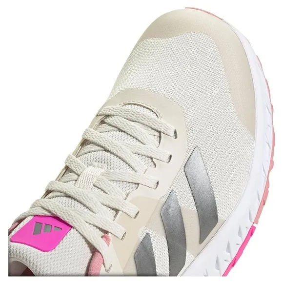 Adidas Pink and Gray Sneakers with Modern Athletic Design