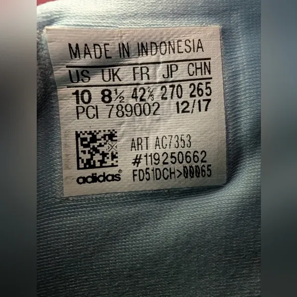 Adidas | Size 10 | EQT Basketball ADV Sneakers Shoes Ash Blue AC7353