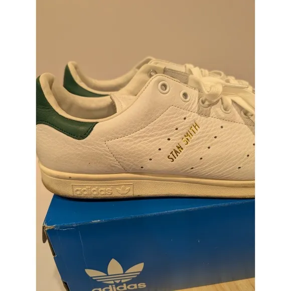 adidas Stan Smith White Green Shoes Sneakers Mens Size 13