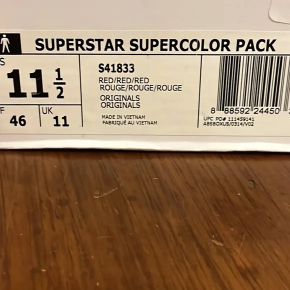 Adidas Supercolor Superstar Pharrell Williams S41833 shoes sneakers Mens 11.5