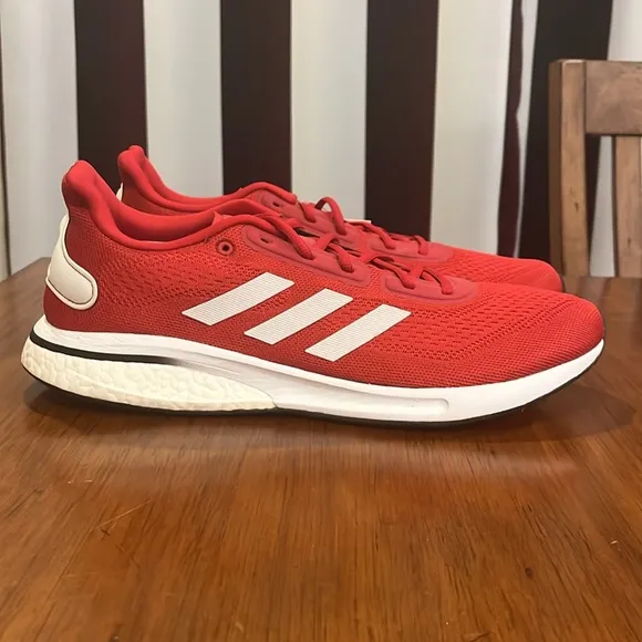 Adidas Supernova Nebraska Cornhuskers shoes sneakers new red HO1296 Mens Size 14