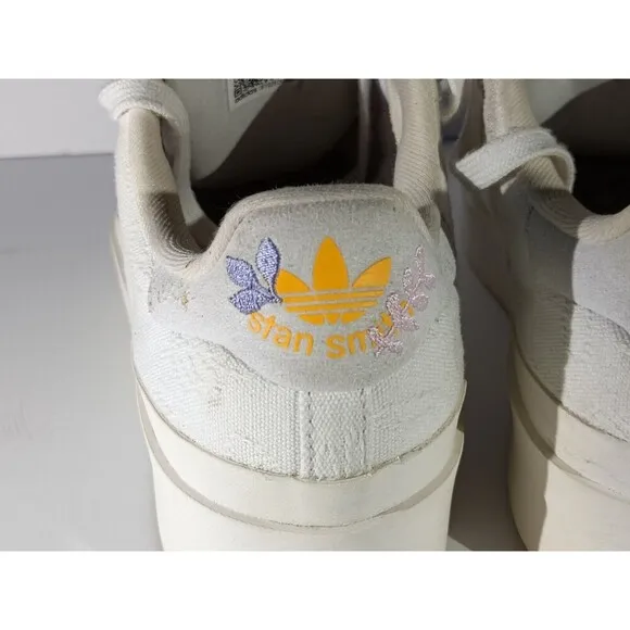 Adidas Superstar Shoes Bonega Women's Size 9 White Sneakers