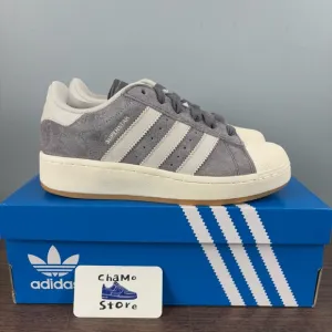 Adidas Superstar XLG Trace Gray Shoes Sneakers IG2125 Woman’s Sz