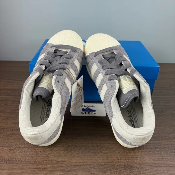 Adidas Superstar XLG Trace Gray Shoes Sneakers IG2125 Woman’s Sz