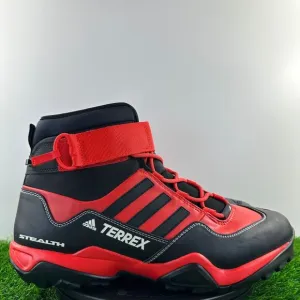 Adidas Terrex Hydro Lace Men Size 10 Red Canyoning Hiking Trail Boots CQ1755 NEW